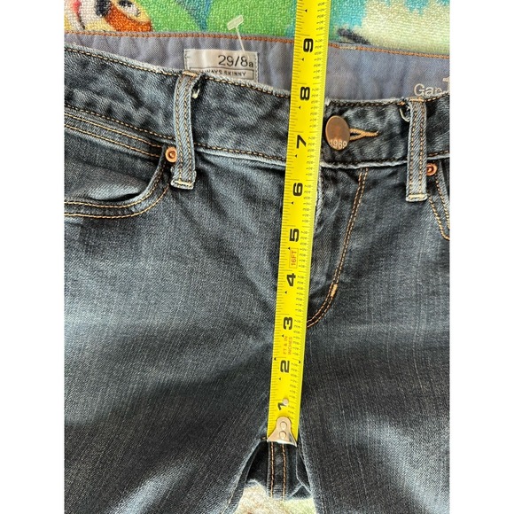 Gap 1969 Always Skinny Blue Denim Jeans Womens Size 29/8a - Picture 7 of 11